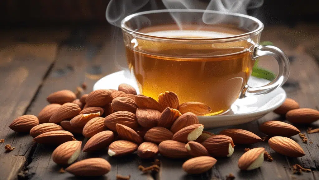 Herbal Tea with Almonds