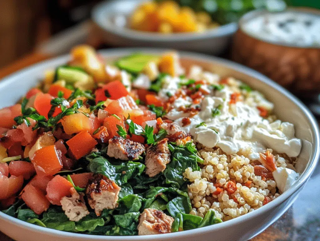 Quinoa Tabbouleh with Chicken