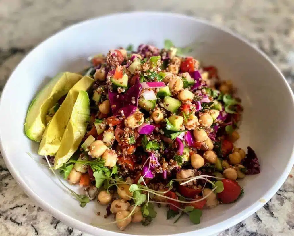 Large Quinoa & Chickpea Salad