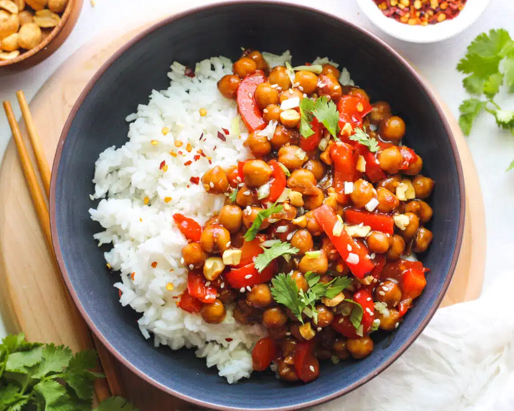 Kitchen Sink Veggie & Chickpea Stir-fry