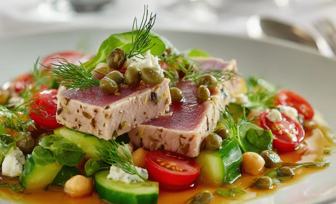 Chickpea Tuna Salad