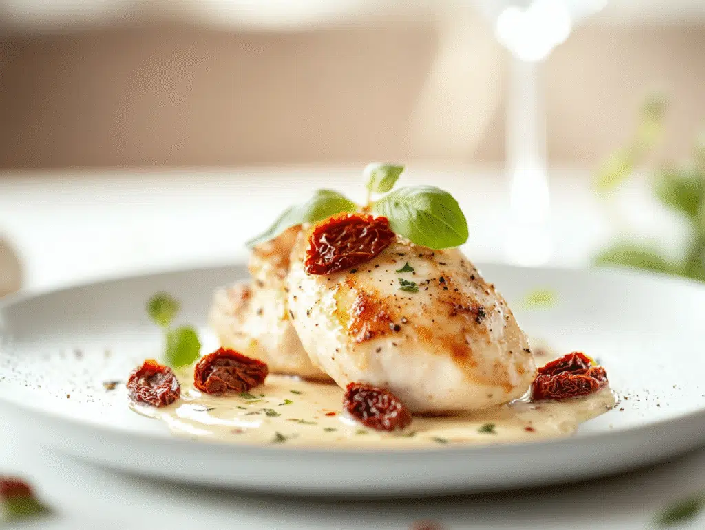 Chicken Cutlets with Sun-Dried Tomato Cream Sauce | Sugar-Free