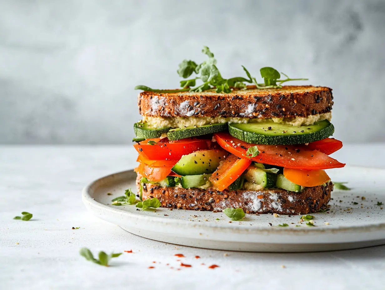 Veggie & Hummus Sandwich