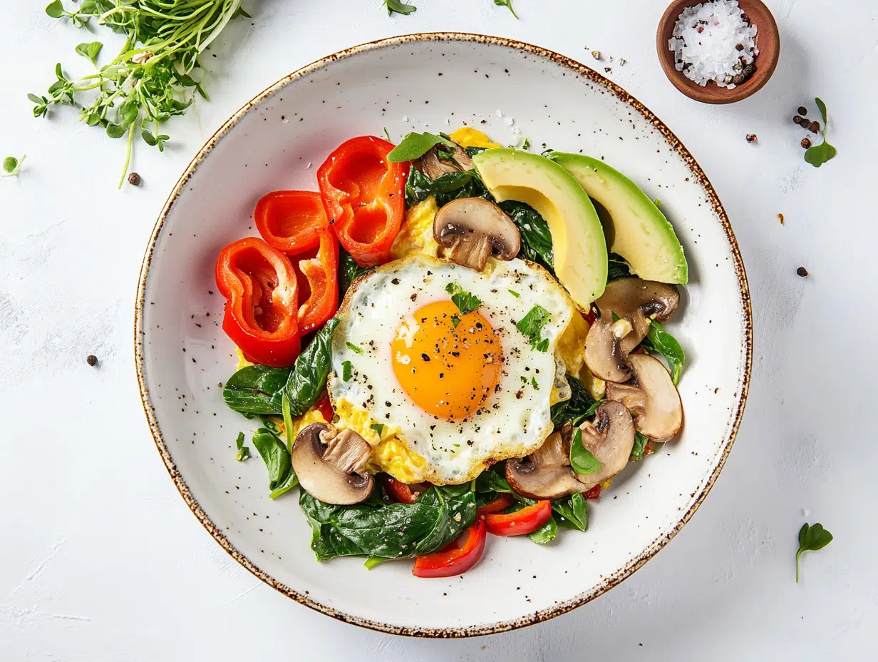 Protein-Packed Veggie Scramble