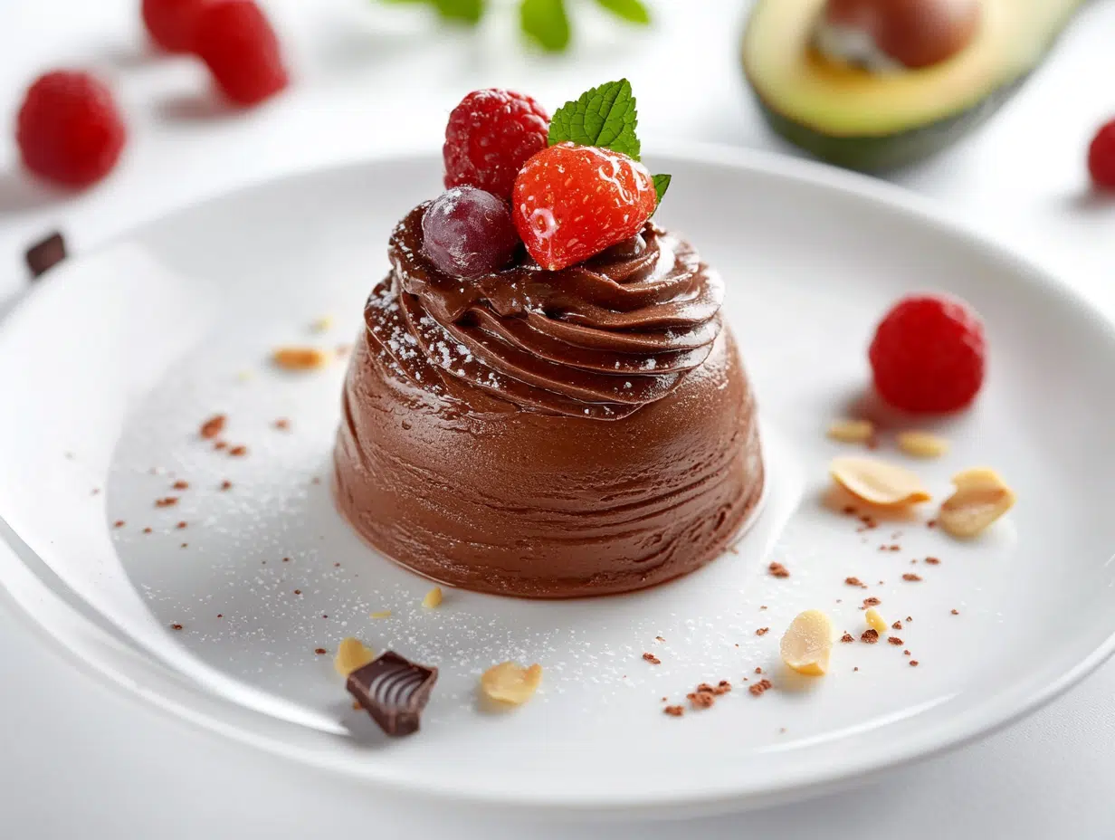 Diabetes-Friendly Chocolate Avocado Protein Mousse