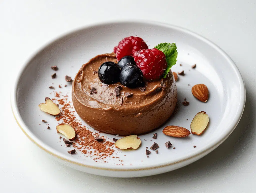 Diabetes-Friendly Chocolate Avocado Protein Mousse