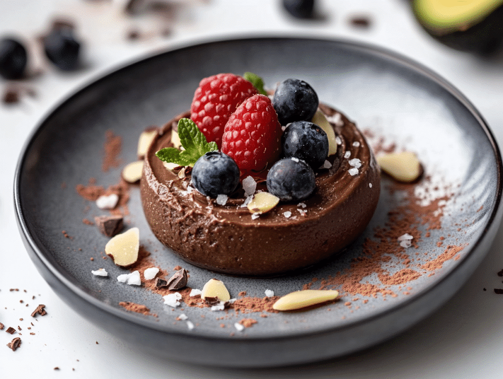 Diabetes-Friendly Chocolate Avocado Protein Mousse