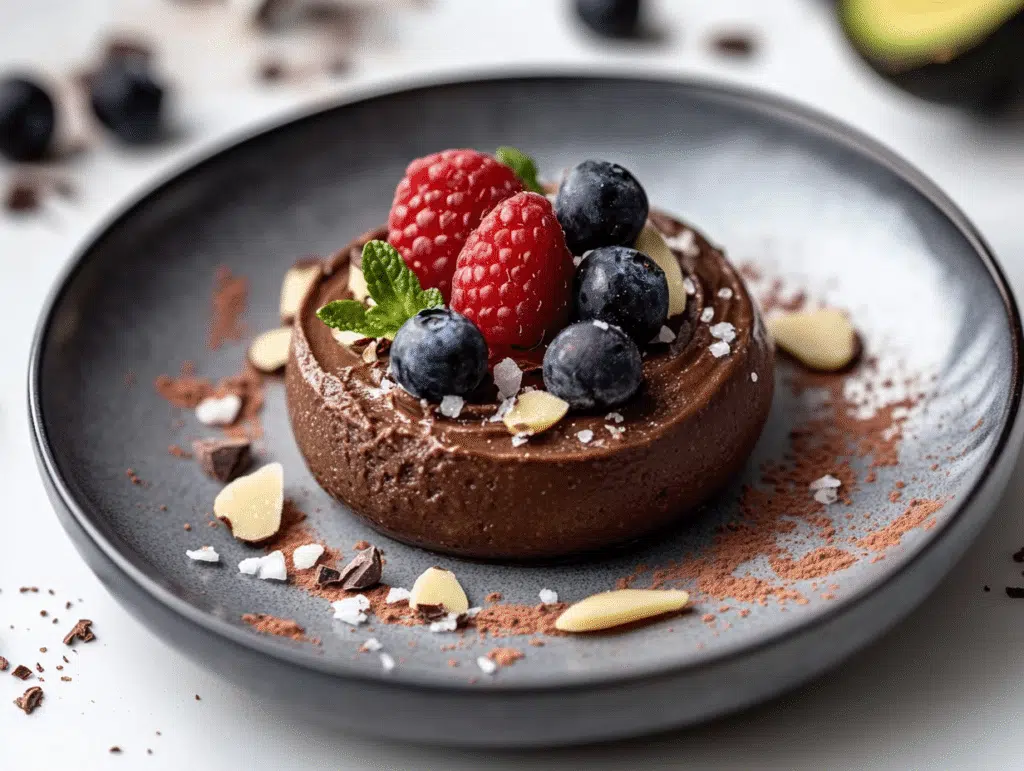 Diabetes-Friendly Chocolate Avocado Protein Mousse