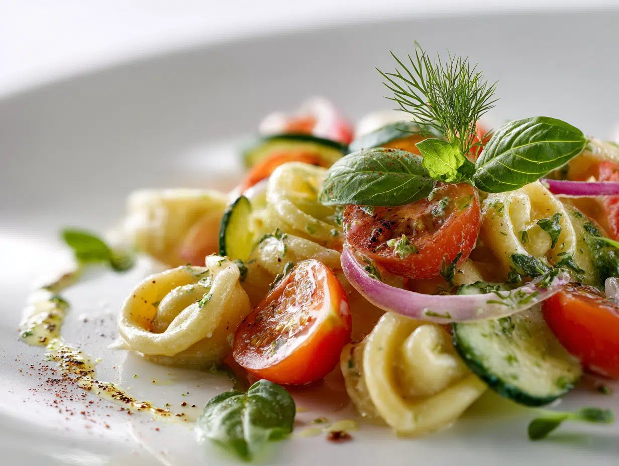 Cucumber Pasta Salad