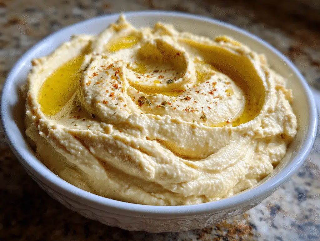 Perfect Whipped Hummus