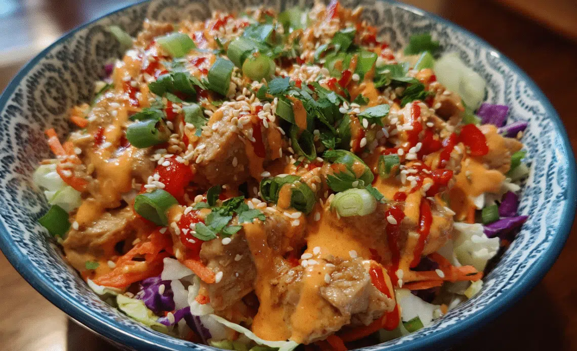 Bang Bang Chicken Salad