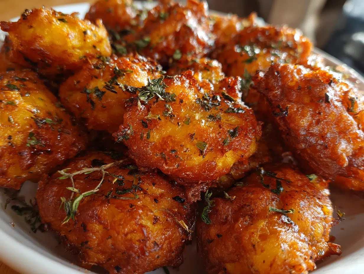 Crispy Bubble Sweet Potatoes