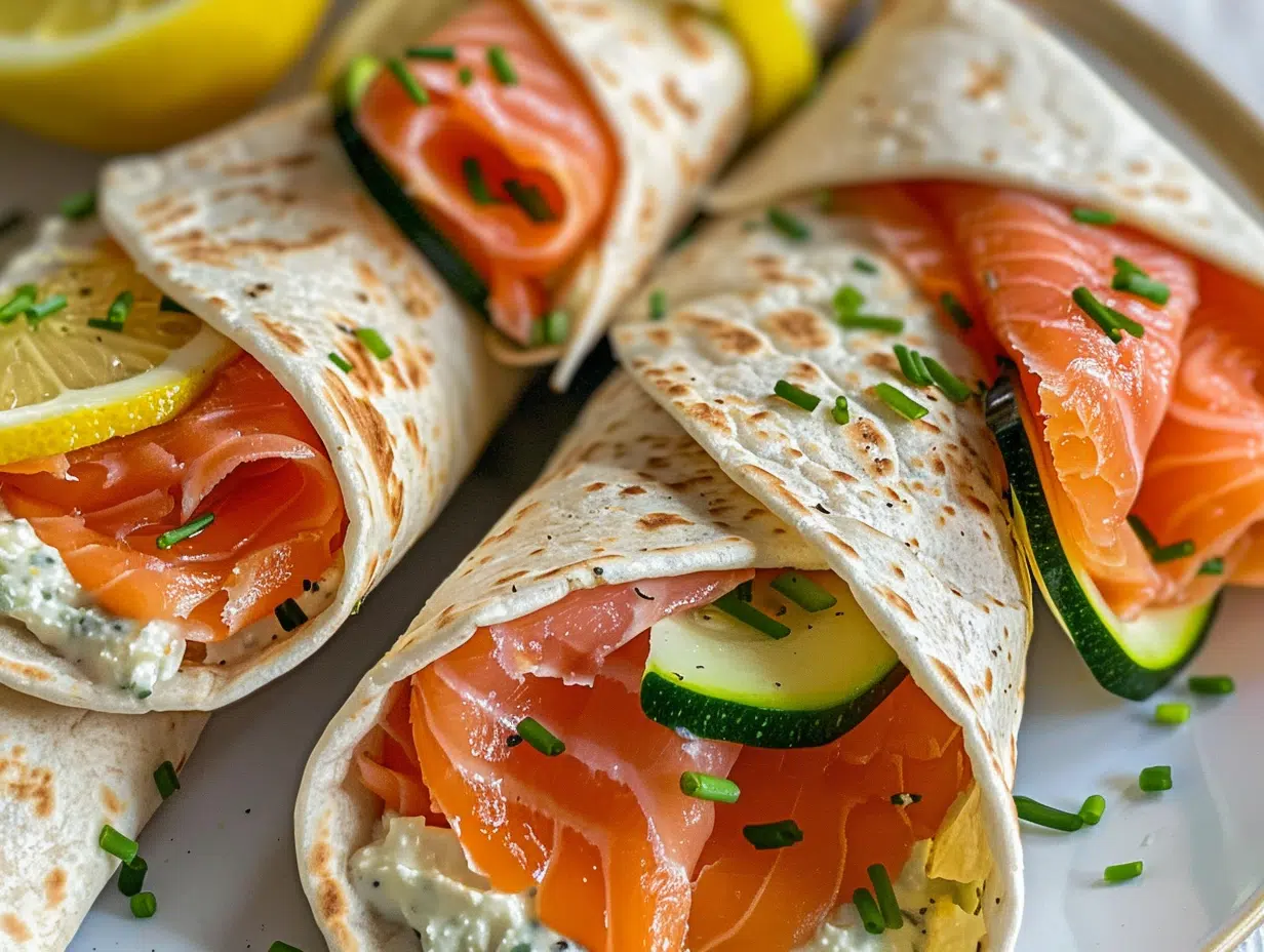 Smoked Salmon Breakfast Wraps