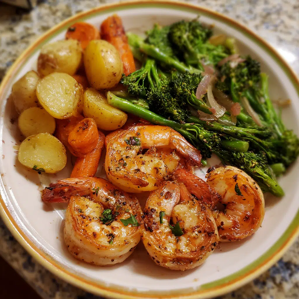 Garlic-Infused Shrimp with Cruciferous Vegetables