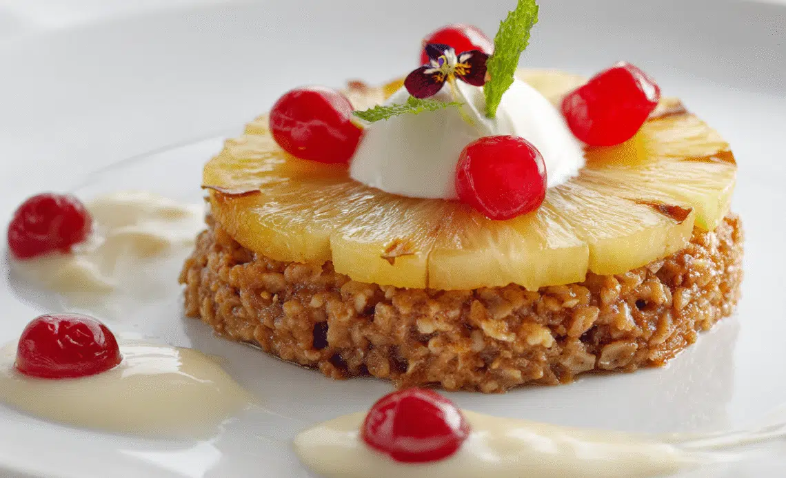 These Baked Oats Taste Like an Upside-Down Pineapple Cake