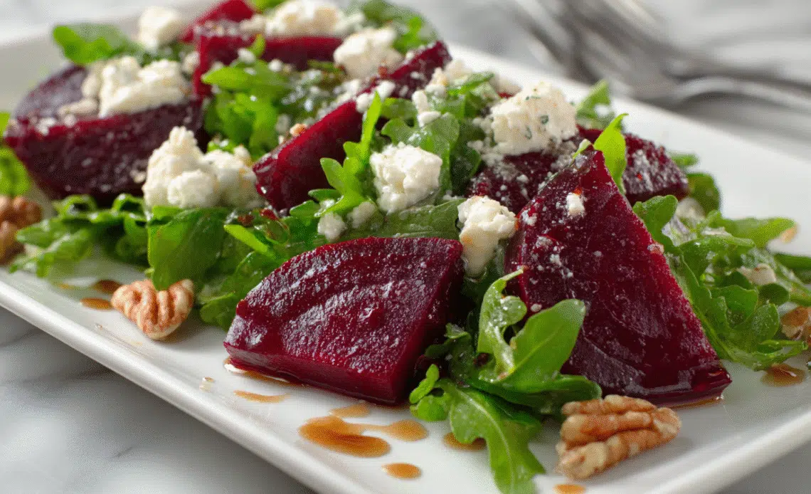 Arugula, Beet & Feta Salad: A Fresh and Flavorful Delight