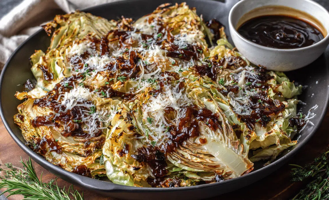 Balsamic-Parmesan Melting Cabbage: A Flavorful and Nutritious Delight