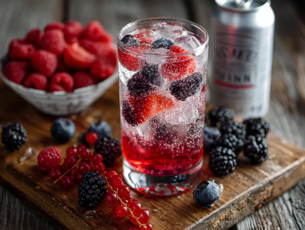 Berry Bubbly Vodka Soda