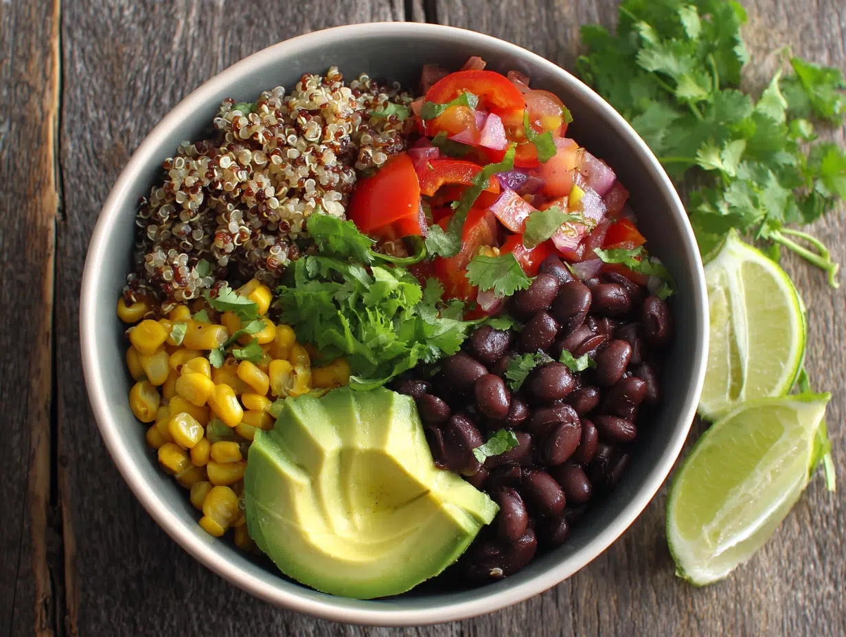 Mexican Black Bean–Quinoa Bowl