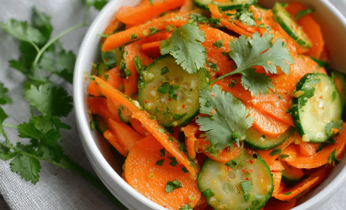 Discover the Refreshing Crunch of Carrot-Cucumber Salad