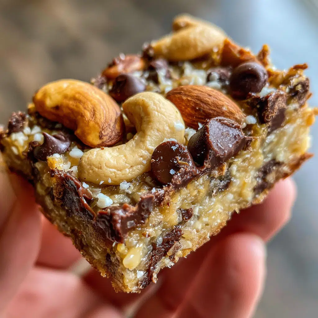 Nutty Chocolate Cashew Protein Bars