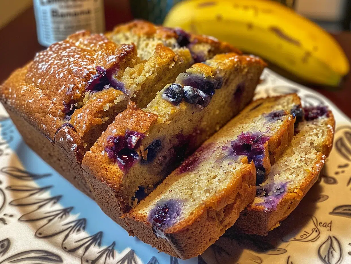 Lemon-Blueberry Banana Bread