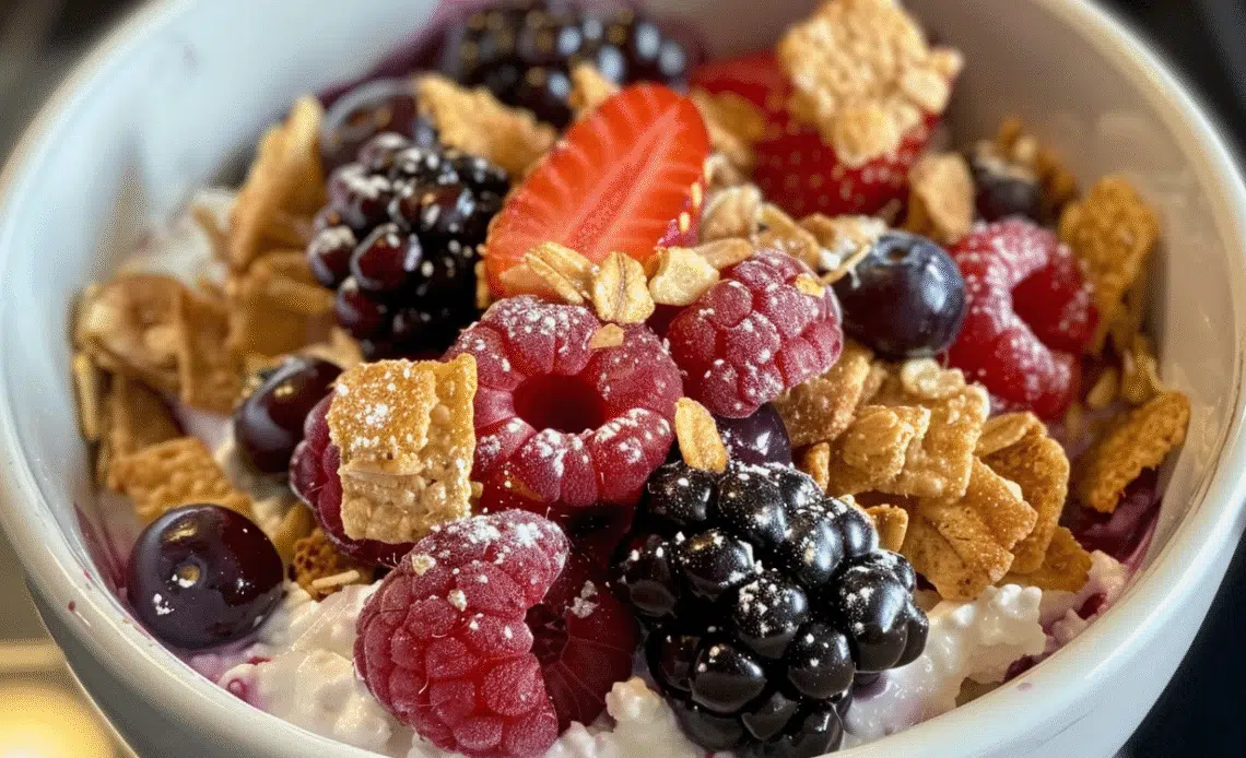 Cottage Cheese-Berry Bowl