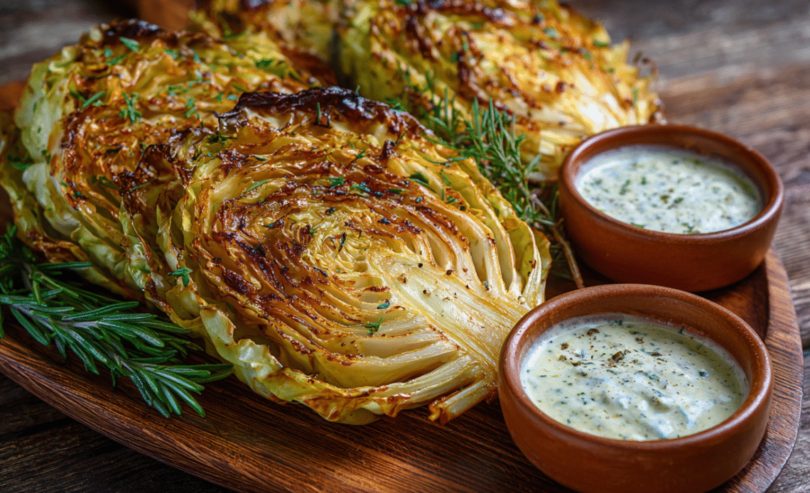 Discover the Delight of Honey-Mustard Roasted Cabbage Wedges