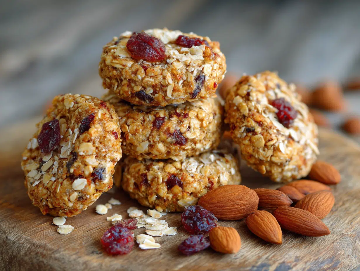 Vegan No-Bake Breakfast Cookies