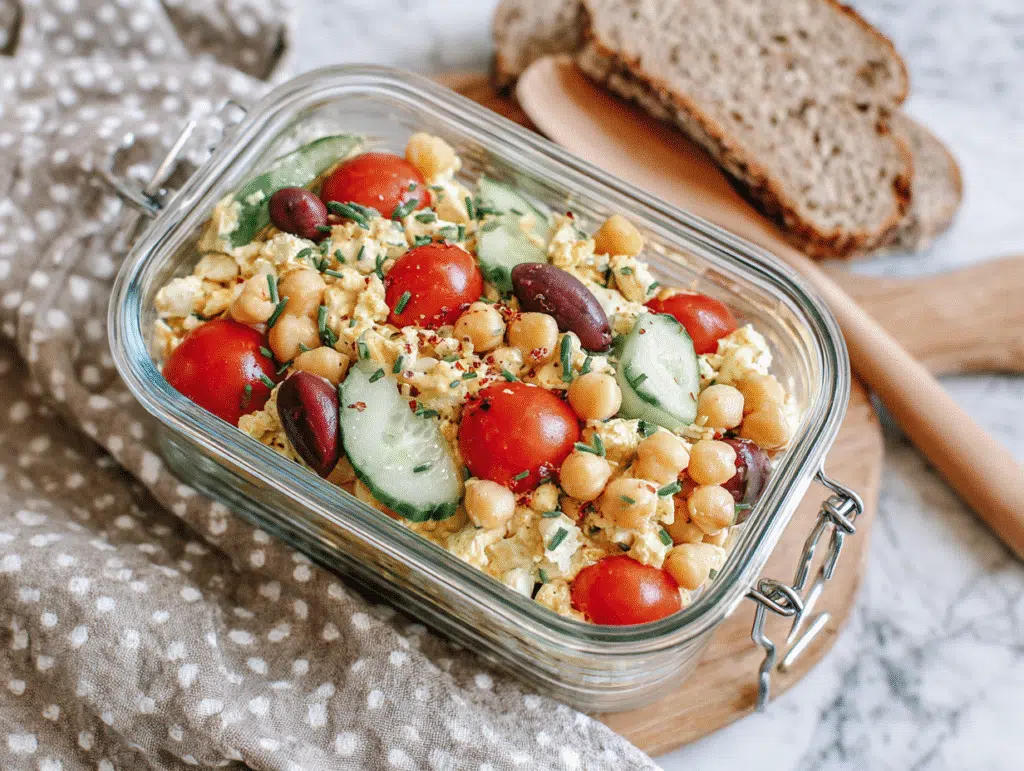 Easy Chickpea Salad Lunch Box: Your 10-Minute Sugar-Free Lunch Solution