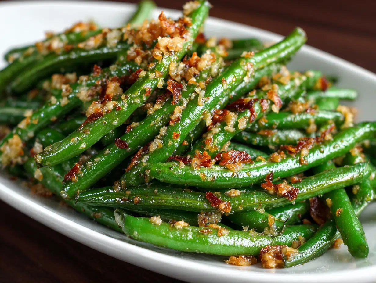 Garlic-Parmesan Green Beans