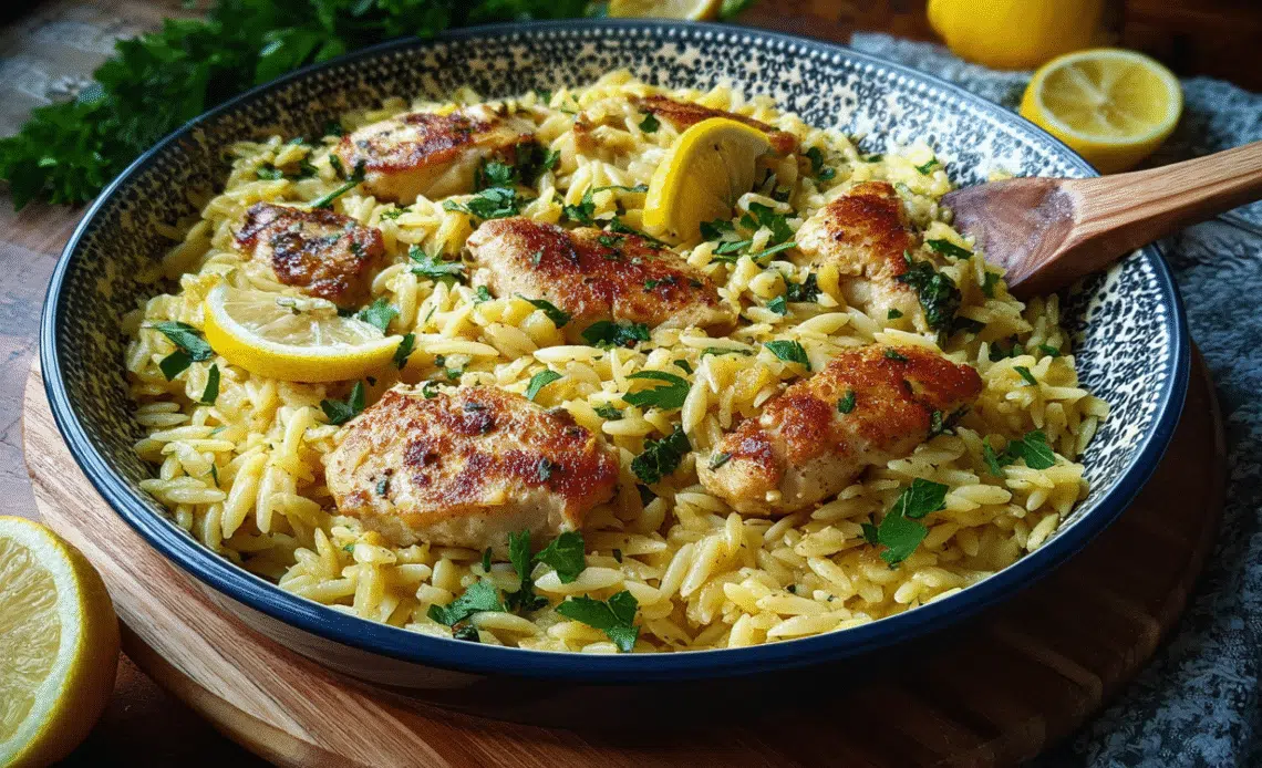 High-Protein Lemon Chicken Orzo: A Satisfying One-Pot Wonder