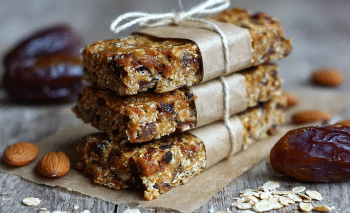 Nourishing Delight: Peanut Butter & Date Granola Bars
