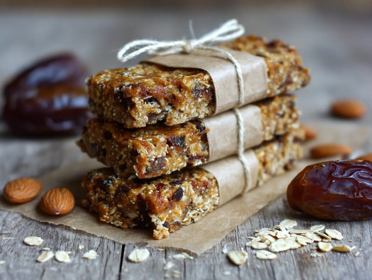 Nourishing Delight: Peanut Butter & Date Granola Bars