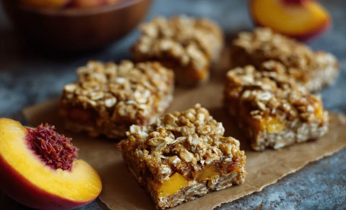 Peach-Oatmeal Breakfast Bars: The Perfect Start to Your Day