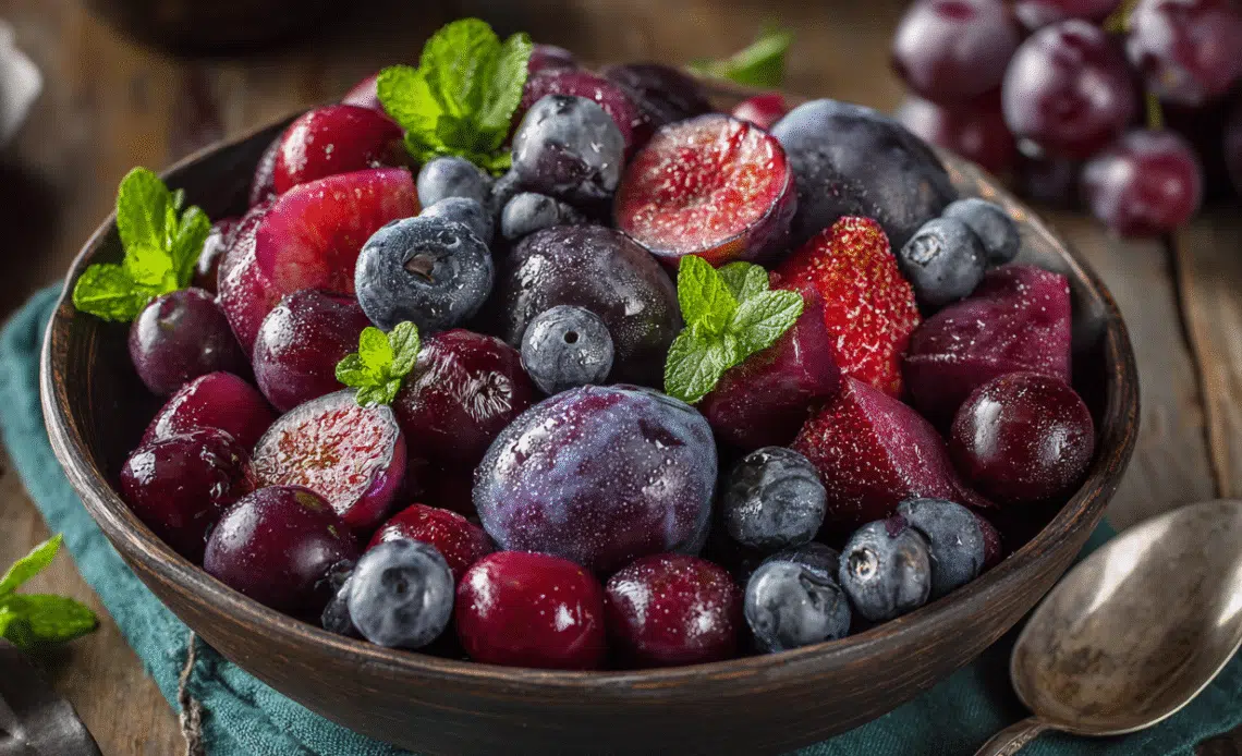Purple Fruit Salad: A Powerful and Nutrient-Packed Side Dish