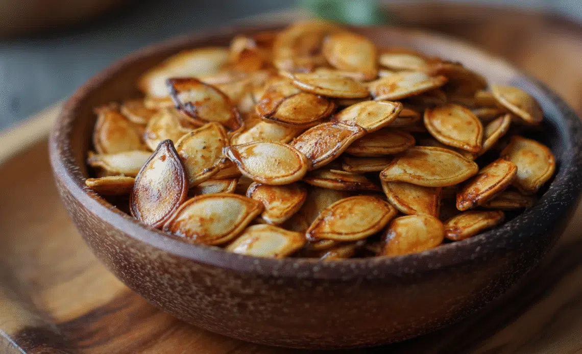 Roasted Butternut Squash Seeds