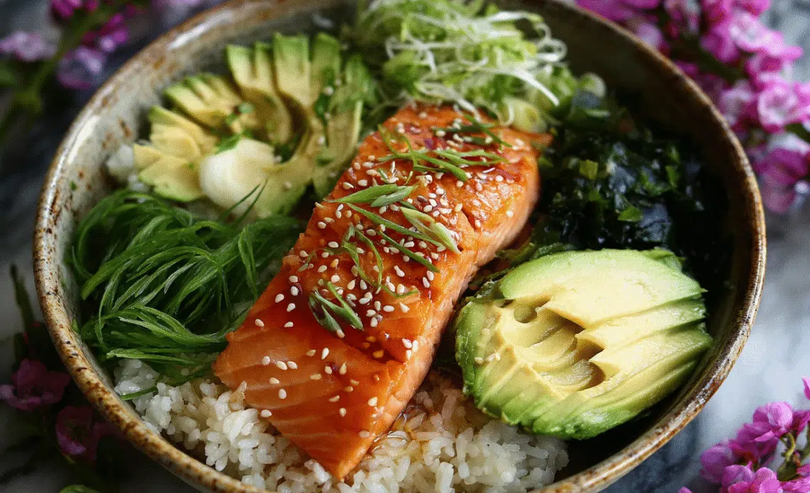 Salmon Rice Bowl Recipe