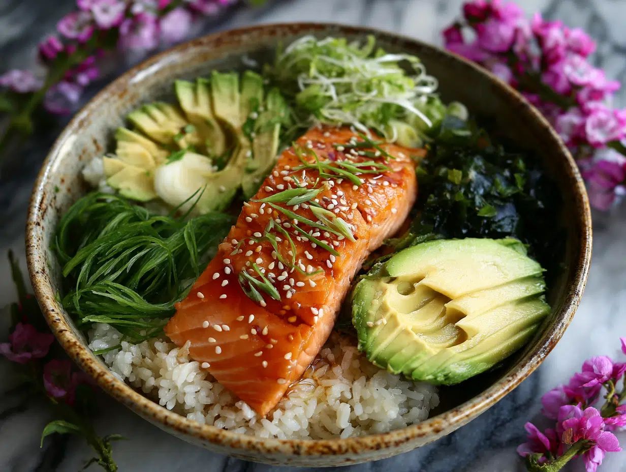 Spicy Salmon Rice Bowl