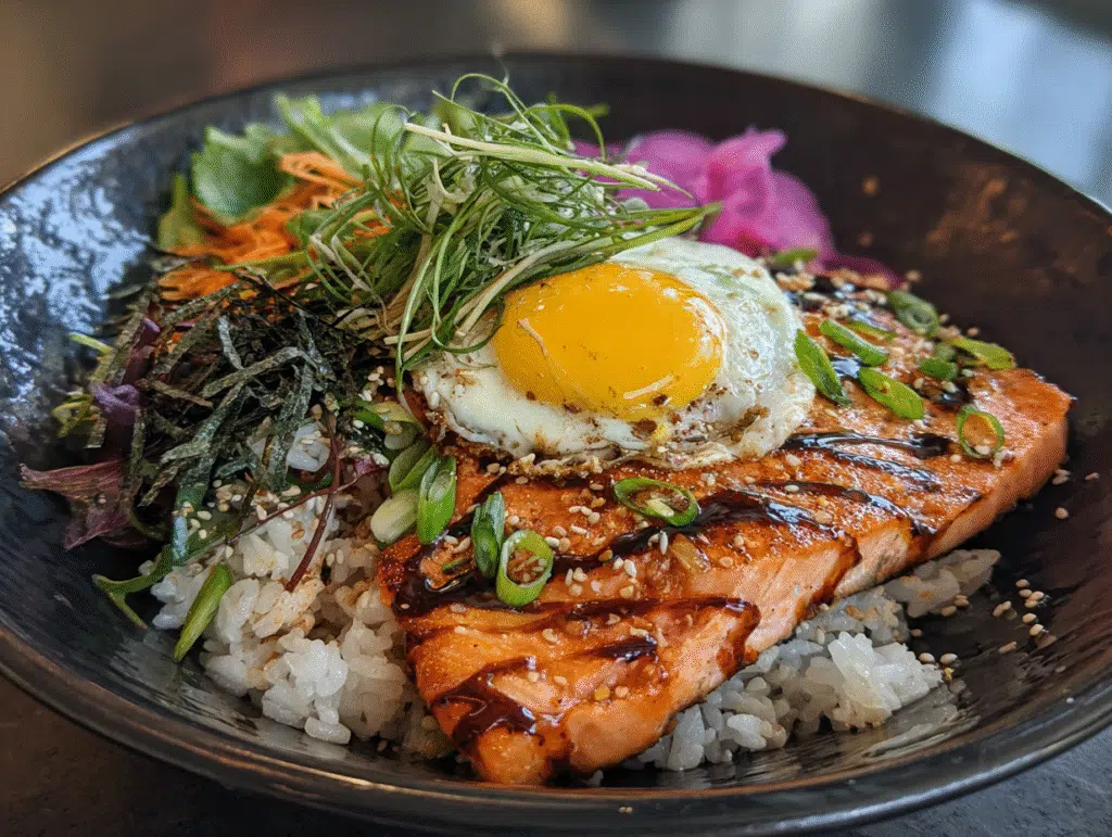 Salmon Rice Bowl Recipe: Your Perfect Balanced Sugar-Free Meal