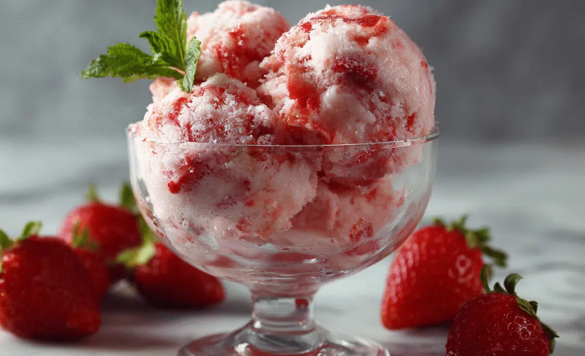 Shaved Frozen Strawberries Are the Fastest & Frostiest Treat You’ll Ever Make