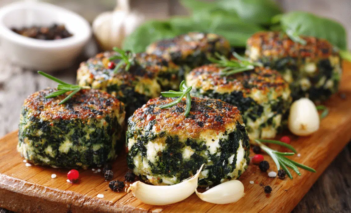 Spinach-Feta Cakes: A Delicious Health Kick