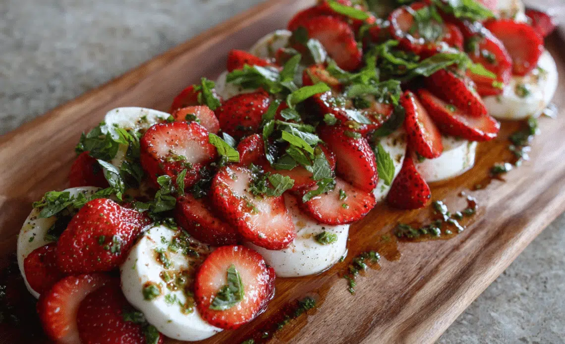 Strawberry Caprese Salad: A Refreshing Twist on Tradition