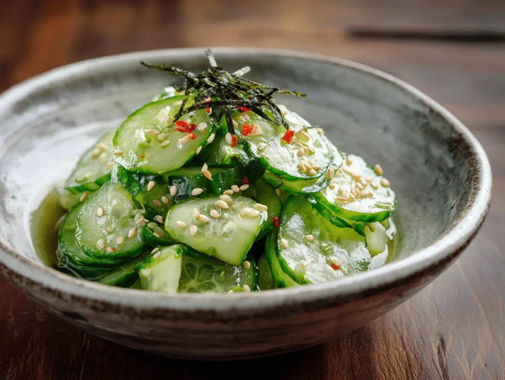Sunomono The Japanese Cucumber Salad for a Refreshing and Healthy Side
