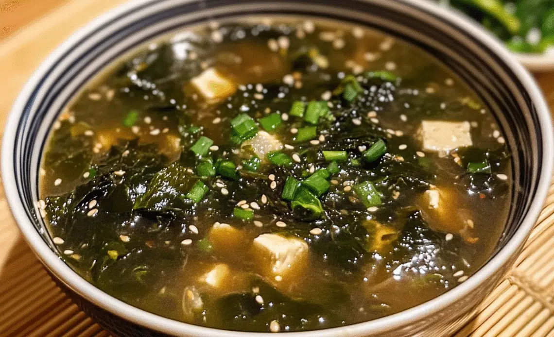 Seaweed Soup with Tofu: A Nourishing Superfood Bowl