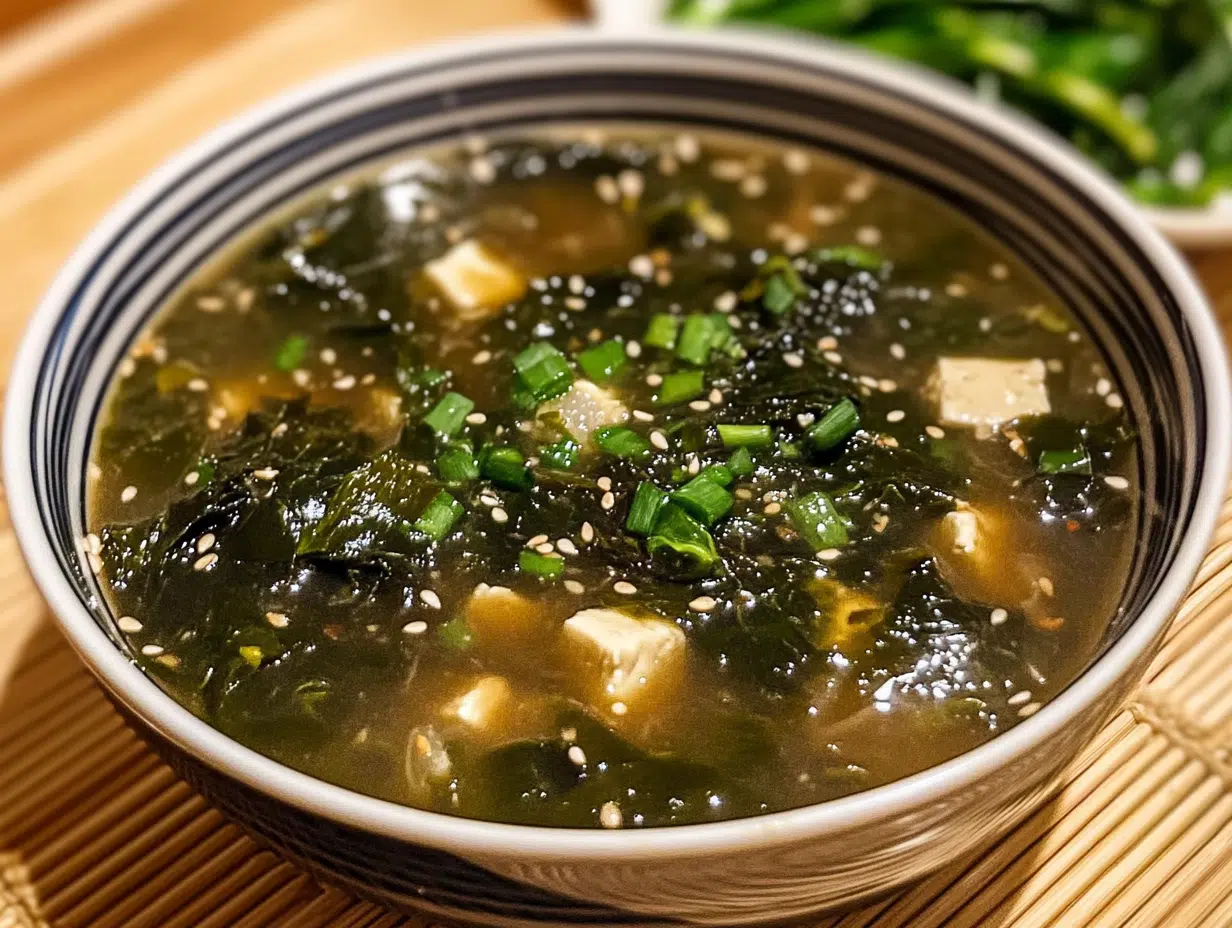 Seaweed Soup with Tofu