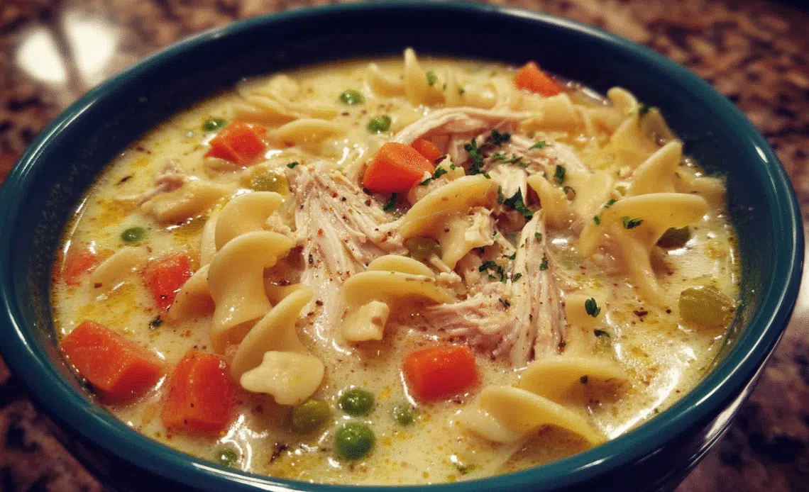 Chicken Noodle Soup with Rotisserie Chicken