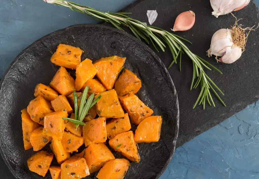 Oven-Roasted Squash with Garlic & Parsley