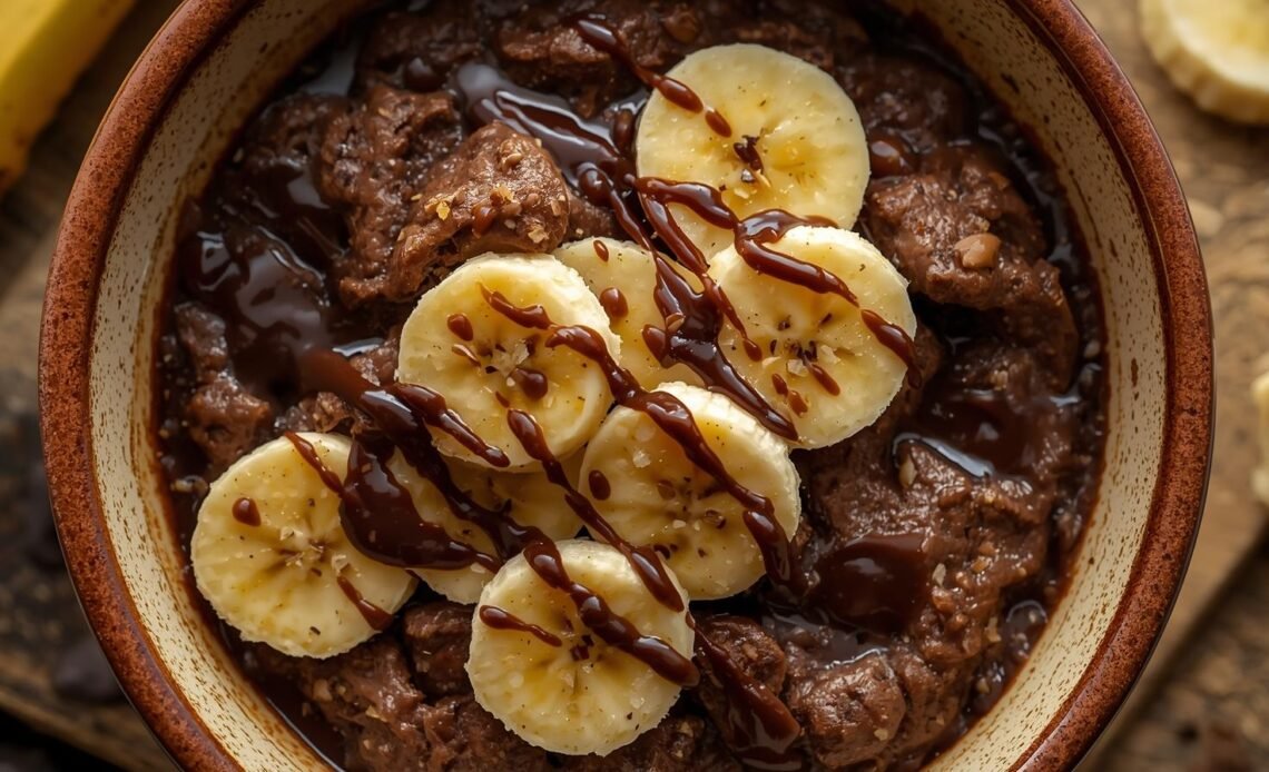 Indulge in Health with Chocolate–Banana Bread Baked Oats