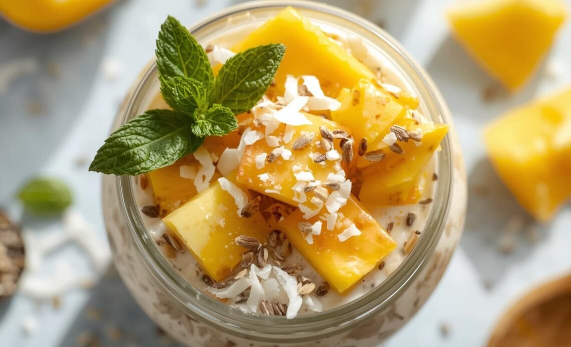 Tropical Overnight Oats: A Taste of the Tropics for Your Morning Routine